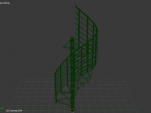 spiral staircase 3D Modell