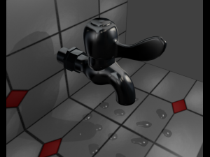 faucet 3Dモデル