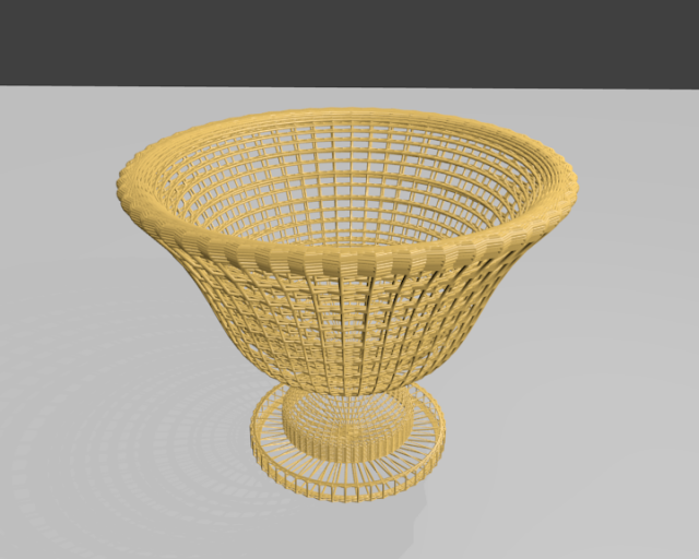 basket Model 3D .c4d .max .obj .3ds .fbx .stl .blend 