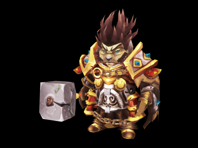 hedgehog knight Modelo 3D .c4d .max .obj .3ds .fbx .stl .blend 