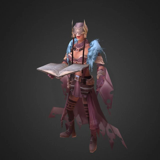 魔法使い 3Dモデル .c4d .max .obj .3ds .fbx .stl .blend 