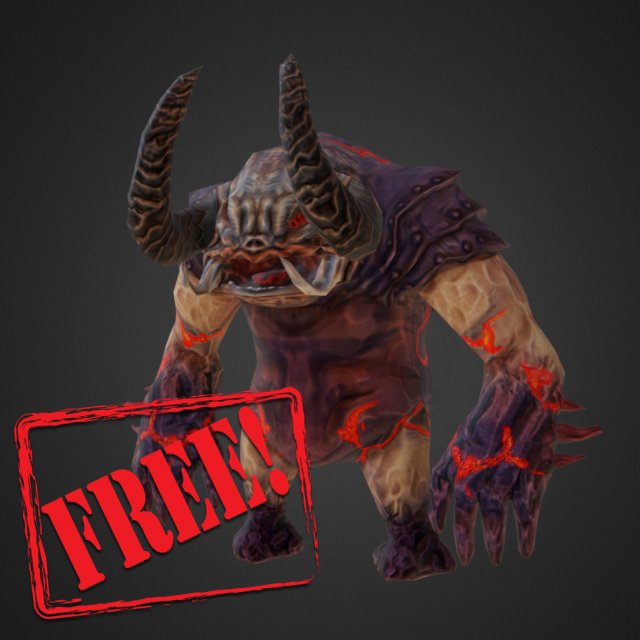 golem 3D मॉडल .c4d .max .obj .3ds .fbx .stl .blend 