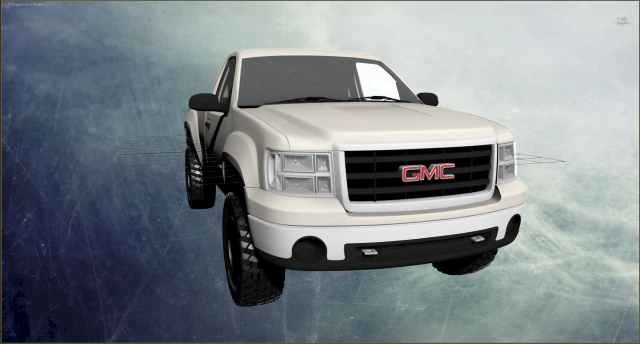 gmc sierra 2012 stok 3D Model .c4d .max .obj .3ds .fbx .stl .blend