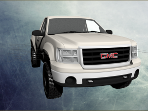 gmc sierra 2012 stok 3D Model
