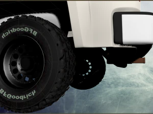 gmc sierra 2012 stok 3D Model