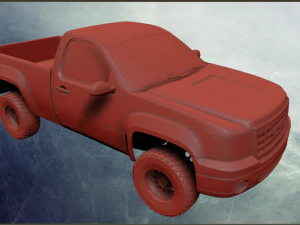 gmc sierra 2012 stok 3D Model