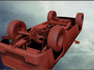 gmc sierra 2012 stok 3D Model