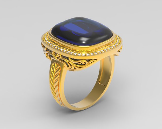 ring117 3D Print Model .c4d .max .obj .3ds .fbx .stl .blend 