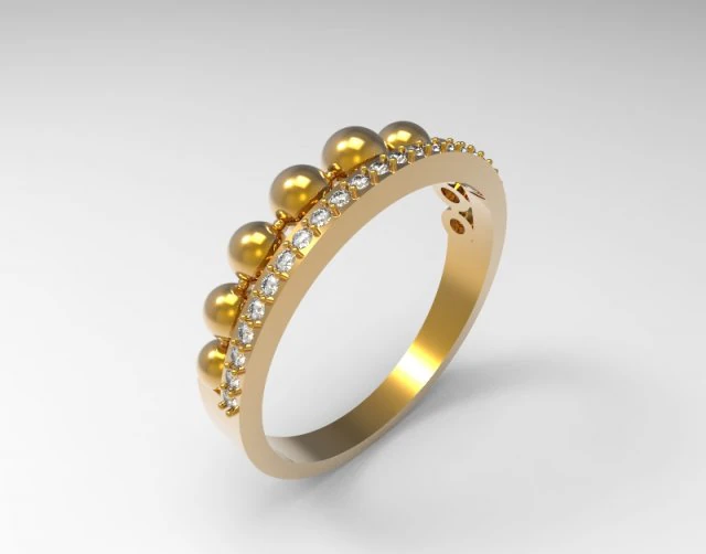ring024 3D Print Model .c4d .max .obj .3ds .fbx .stl .blend 