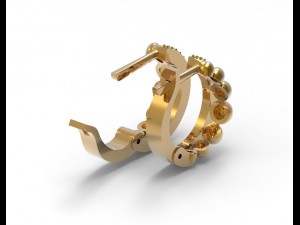 024earr Modelo de Impressão 3D
