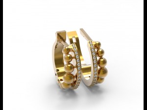 024earr Modelo de Impressão 3D