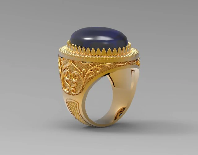 ring006 3D Print Model .c4d .max .obj .3ds .fbx .stl .blend 