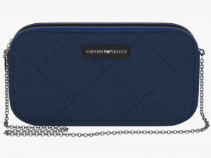armani matelass denim smartphone mini bag Model 3D