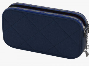 armani matelass denim smartphone mini bag Model 3D