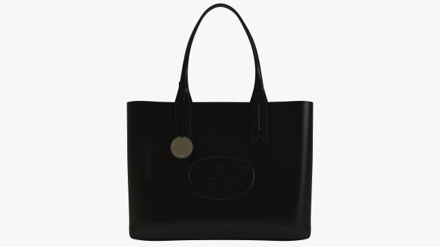 armani shopper bag frida eagle tote 3D Model .c4d .max .obj .3ds .fbx .stl .blend