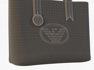 armani shopper bag frida eagle tote 3D Model