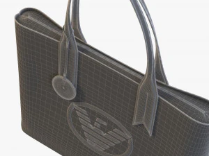 armani shopper bag frida eagle tote 3D Model