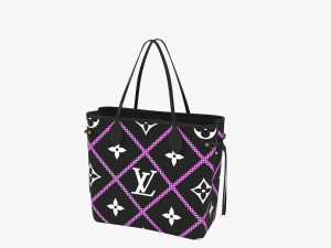 Handbag neverfull mm black Model 3D
