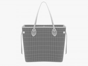 Handbag neverfull mm black Model 3D