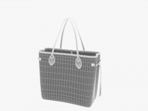 Handbag neverfull mm black Model 3D