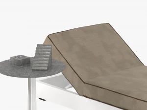 flexform ottomans outdoor sofa freeport by antonio citterio - set 2 coffee table fly outdoor 3D Model