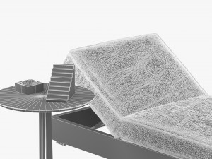 flexform ottomans outdoor sofa freeport by antonio citterio - set 2 coffee table fly outdoor Model 3D