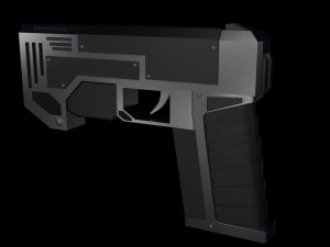 sci-fi pistol 3D Model