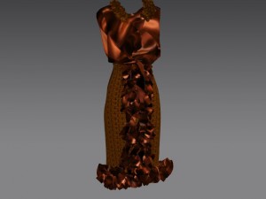 puppy dress Modèle 3D
