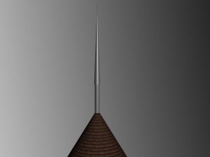 medieval high tower 3D 모델