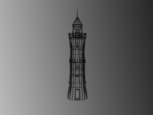 medieval high tower 3D 모델