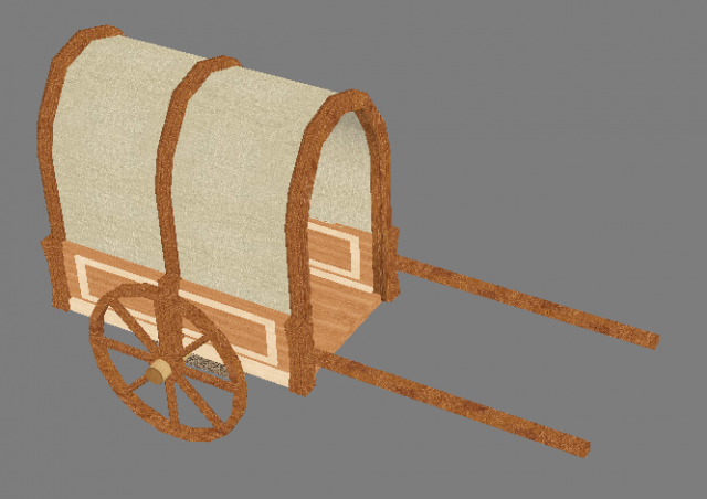 wagon medieval fbx Modelo 3D .c4d .max .obj .3ds .fbx .stl .blend 