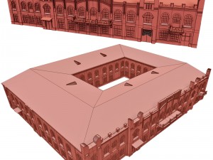 university building Modelo 3D
