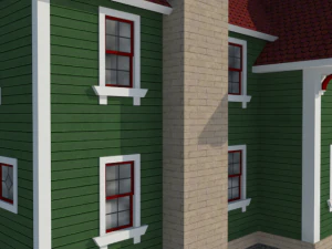 викторианский дом 3D Модель