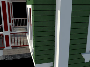 викторианский дом 3D Модель