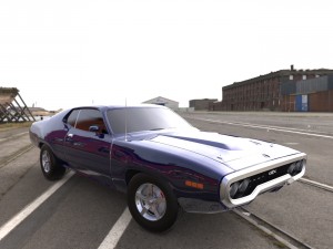 plymouth road runner 1971 Modèle 3D