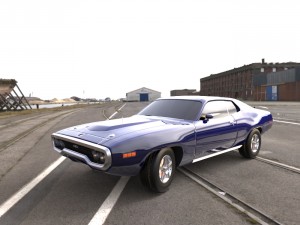 plymouth road runner 1971 Modèle 3D