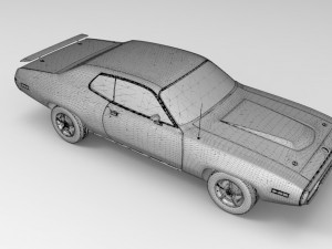 plymouth road runner 1971 Modèle 3D