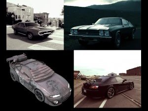 colección de autos Modelo 3D