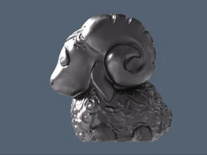 agnello Modello 3D