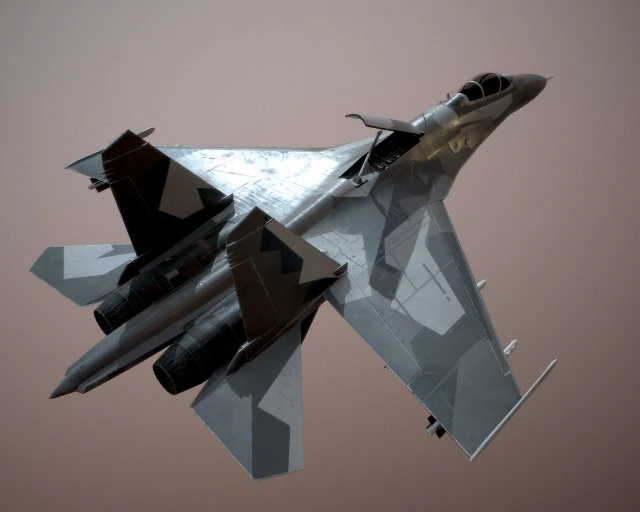 su-27 3D Model .c4d .max .obj .3ds .fbx .stl .blend 