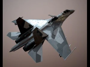 su-27 Modello 3D