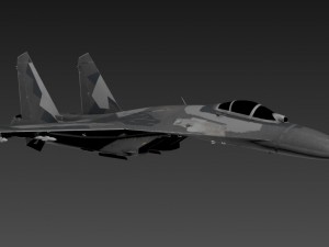su-27 3D 模型