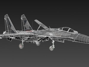 su-27 3D 模型