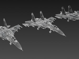 su-27 3D 模型
