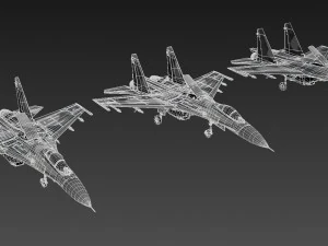 su-27 3D Model