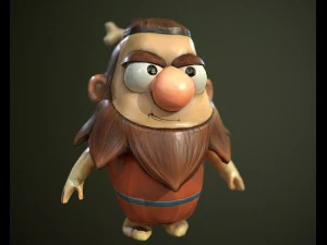 caveman 3D Model