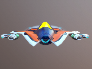 space ship 1 3D मॉडल