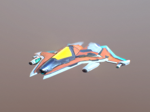 space ship 1 3D मॉडल