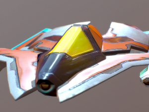 space ship 1 3D मॉडल