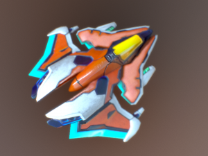 space ship 1 3D मॉडल